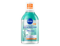 NIVEA DERMA SKIN CLEAR MICELINIS VANDUO Į BĖRIMUS LINKUSIAI ODAI SU 5% SERUMO 400 ml