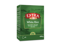 Balti neplikyti ryžiai EXTRA LINE, 400 g