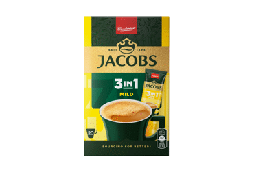 Tirpiosios kavos gėrimas JACOBS MILD, 222 g