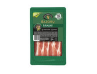 Šaltai rūkyta BAJORŲ šoninė, pjaustyta griežinėliais, 120 g