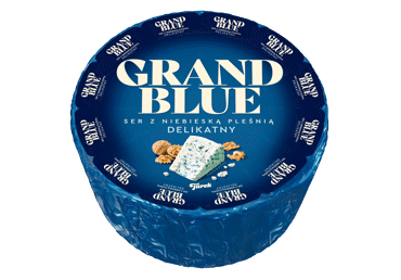 Sūris su mėlynaisiais pelėsiais GRANDBLUE, 60 % rieb. s. m., 1 kg