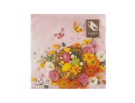 Servetėlės Gėlės, 33x33 cm, 3 sluoksniai, 20 vnt.