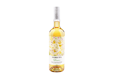 Baltasis pusiau sausas vaisių vyno gėrimas VORUTA BLOSSOM, 750 ml