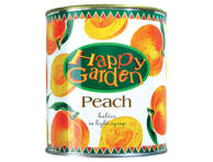 Konservuotų persikų puselės HAPPY GARDEN, 830 g
