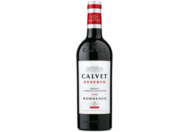 Raudonasis sausas vynas CALVET RESERVE, 750 ml