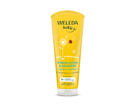 Vaikiškas kūno prausiklis-šampūnas WELEDA su medetkomis, 200 ml