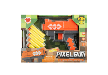 Žaislinis šautuvas su minkštomis kulkomis PIXELGUN