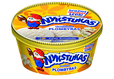 Vanilinis plombyras NYKŠTUKAS, 400 g
