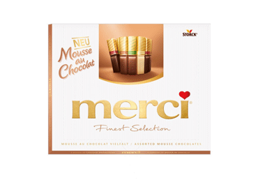 Šokolado asorti MERCI MOUSSE, 210 g Šokolado asorti MERCI MOUSSE, 210 g