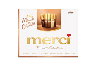 Šokolado asorti MERCI MOUSSE, 210 g