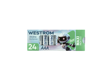 Baterijos WESTROM AAA/LR6, 24 vnt.
