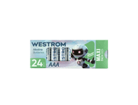 Baterijos WESTROM AAA/LR6, 24 vnt.