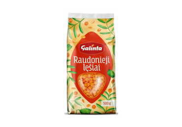 Raudonieji lęšiai GALINTA, 500 g