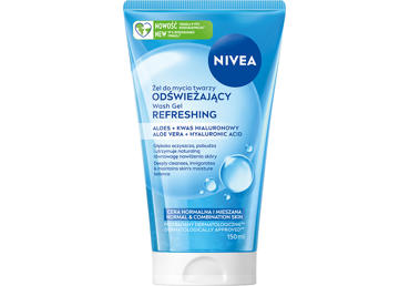Gaivinamasis veido prausimo gelis NIVEA normaliai ir mišriai odai, 150 ml