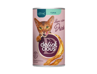 Delickcious™  Gėrimas su tunu. Pašaro papildas suaugusioms katėms, 140 gr