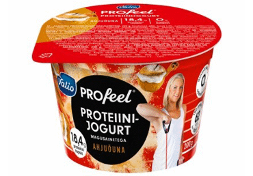 Balt. jogurtas su kept. obuoliais VALIO PROFEEL, 0,7 % rieb., 200 g