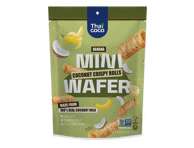 Kokosiniai vafliai THAI COCO be glitimo, bananų skonio, 140 g