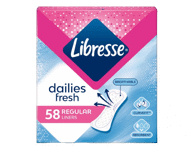Higieniniai įklotai LIBRESSE NORMAL, 58 vnt.