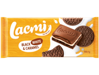 Pieninis šokoladas LACMI BLACK, WHITE & CARAMEL, 100 g