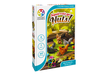 Galvosūkių žaidimas Squirrels Go Nuts SMARTGAMES