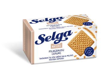 Sausainiai SELGA iš neskaldytų grūdų, 180 g