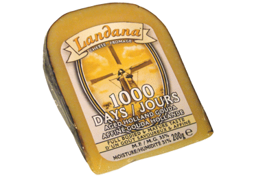 Kietasis sūris LANDANA 1000 DAYS, 48 % rieb. s. m., 180 g