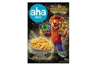 Kukurūzai AHA, sutirštinto pieno skonio, 110 g - 1