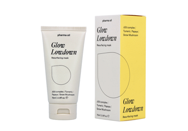 Veido kaukė PHARMA OIL GLOW LOWDOWN, 75 ml - 2