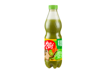 Obuolių, morkų, braškių, kivių sulčių gėrimas MIO&RIO, 900 ml