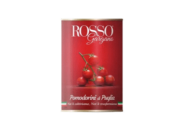 Konservuoti vyšniniai pomidorai savo sultyse  ROSSO GARGANO, 400 g