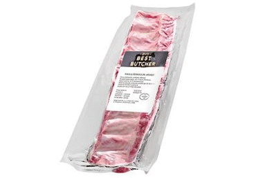 Atšaldyti kiaulių šonkauliai BEST BUTCHER, 1 kg Atšaldyti kiaulių šonkauliai BEST BUTCHER, 1 kg