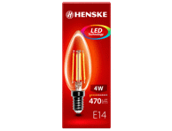 LED lemputė C35 E14 4W 420lm HENSKE