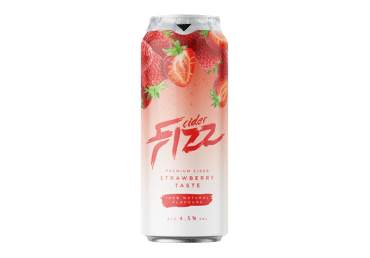 Sidras FIZZ, braškių skonio, 500 ml