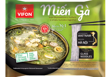 Greitai paruošiami makaronai VIFON, vištienos skonio, 58 g