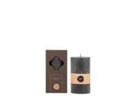 Kvepianti palmių vaško žvakė juoda CANDLE FAMILY, 10 cm