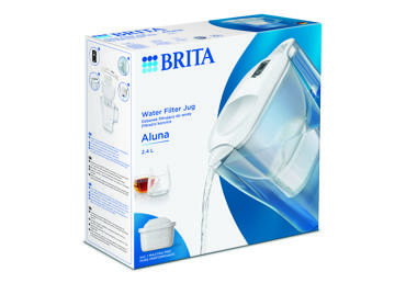 Vandens filtravimo indas BRITA ALUNA, baltas, 2,4 l