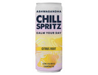Gazuotas gaivusis gėrimas CHILL SPRITZ citrusRoot skonio, 330 ml