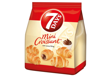 Raguoliai 7 DAYS Mini su kakavos skonio įdaru, 60 g Raguoliai 7 DAYS Mini su kakavos skonio įdaru, 60 g