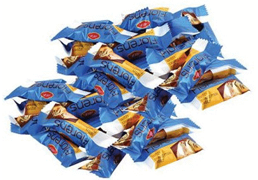 Saldainiai FLORENS, virinto pieno skonio, 1 kg