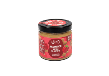 Anakardžių kremas su avietėmis RŪTA, 320 g