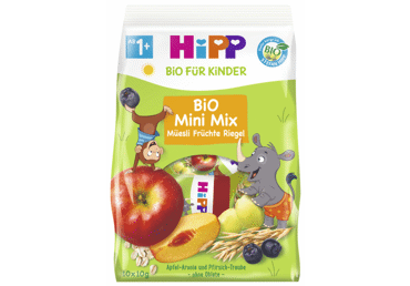 Ekologiškų vaisių batonėlių rinkinys HIPP MINI, nuo 12 mėn., 100 g