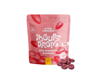 EKO jogurto kąsneliai STAR CANDIES, braškių, bananų skonio, 25 g