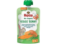 Eko  morkų,batatų, žirn. tyrelė HOLLE VEGGIE BUNNY, 6 +mėn., 100g
