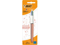 Rašiklis 4 COLORS ROSE GOLD rašantis 4 spalvomis