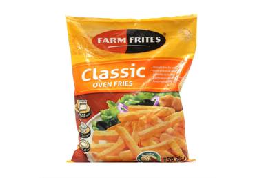 Šaldytos gruzdintos lygios bulvytės FARM FRITES CLASSIC, 750 g