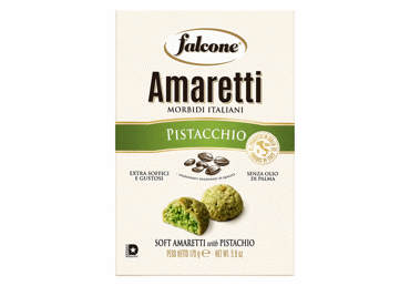 Sausainiai AMARETTI su pistacijomis, 170 g