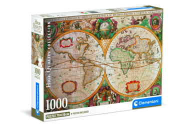 Dėlionė CLEMENTONI, 1000 detalių, 1 vnt. - 2