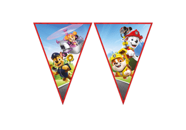 Popierinė vėliavėlių girlianda PAW PATROL, 230 × 25 cm
