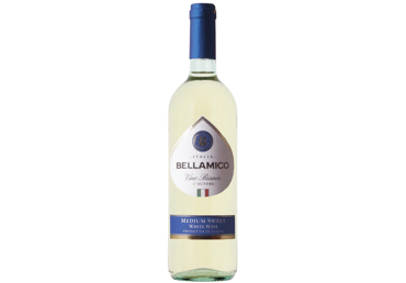Baltasis pusiau saldus vynas BELLAMICO BIANCO, 750 ml