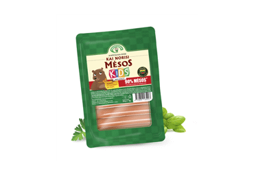 Virtos MĖSINGOS dešrelės KIDS, a. r., 230 g